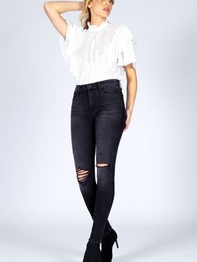 Black Orchid high-rise skinny jeans